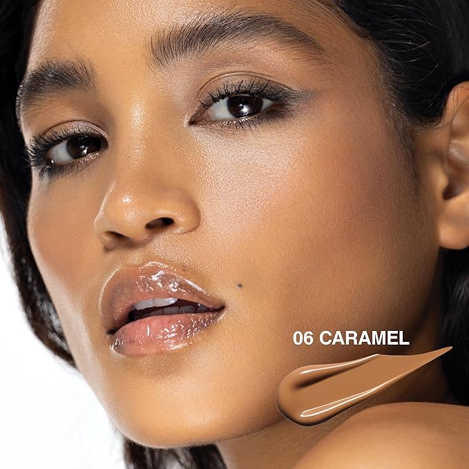 Matte Foundation Money - Long-Lasting Makeup Foundation with Flawless & Buildable Coverage - Liquid Foundation for All Skin Types (Caramel)