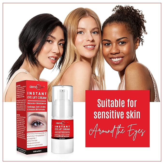Rapid Reduction Eye Cream - Eye Cream Anti Aging Treatment for Dark Circles - Instant Under Eye Cream - Advanced Peptide Skin Tightening Formula - Instantly Removes Puffiness Wrinkles 20ml