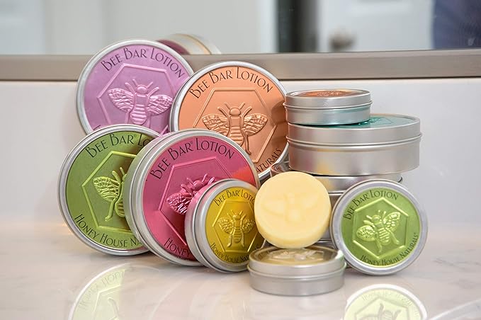 Bee Bar Honey House Naturals Duo – Natural – Small .6 ounce & Large 2 ounce (Natural)