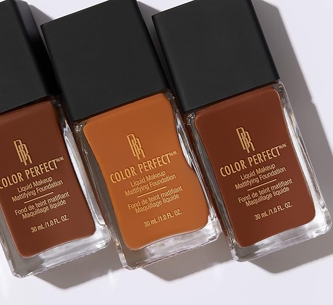 Black Radiance Color Perfect Liquid Full Coverage Foundation Makeup, Haute Cocoa, 1 Ounce