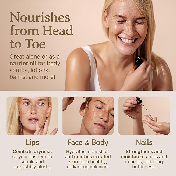 Bella Terra Oils - Emu Oil 8 oz - Australian Legacy, Famed for Omega-3, Omega-6 & Omega-9, The Natural Secret to Radiant Skin