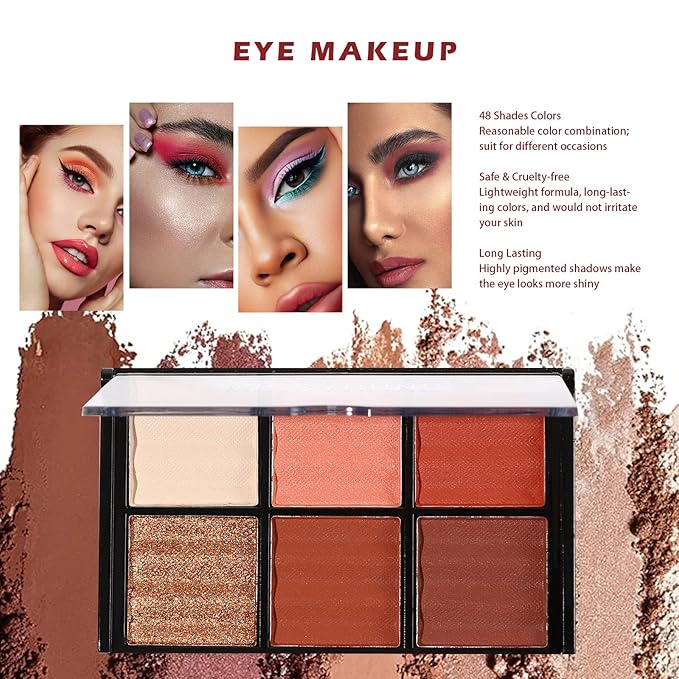 All in One Makeup Kit for Teens, 106 Pcs Professional Makeup Kit for Women Full Kit, Include Eyeshadow Palette, Lipstick Set, Concealer, Foundation, Lipgloss, Makeup Brush(Red)