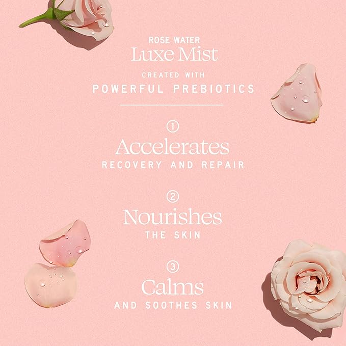 Aleavia Organic Rose Water Spray for Face - All-Natural, Hydrating Luxe Face Mist and Toner - Nourishing and Anti-Aging Prebiotic Formula for All Skin Types - Vegan & Cruelty-Free - 4 oz (118 ml)