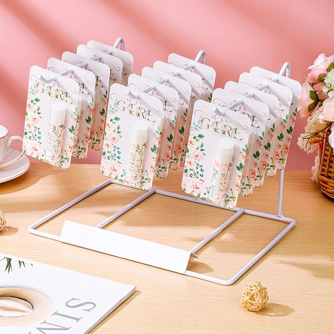 30 Sets Baby Shower Lip Balm Bulk Baby Shower Favors Pink Floral Gender Reveal Small Lip Balm wedding Thank You Gifts Honey Moisturizing Lip Balm Favors for Guest Coworkers Women Men