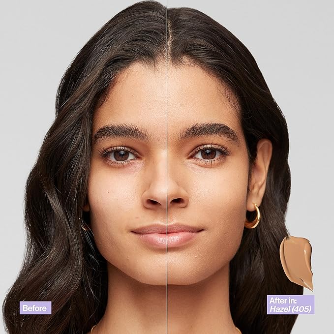 Revlon Illuminance Skin-Caring Liquid Foundation, Hyaluronic Acid, Hydrating and Nourishing Formula with Medium Coverage, 317 Tan Sand (Pack of 1)