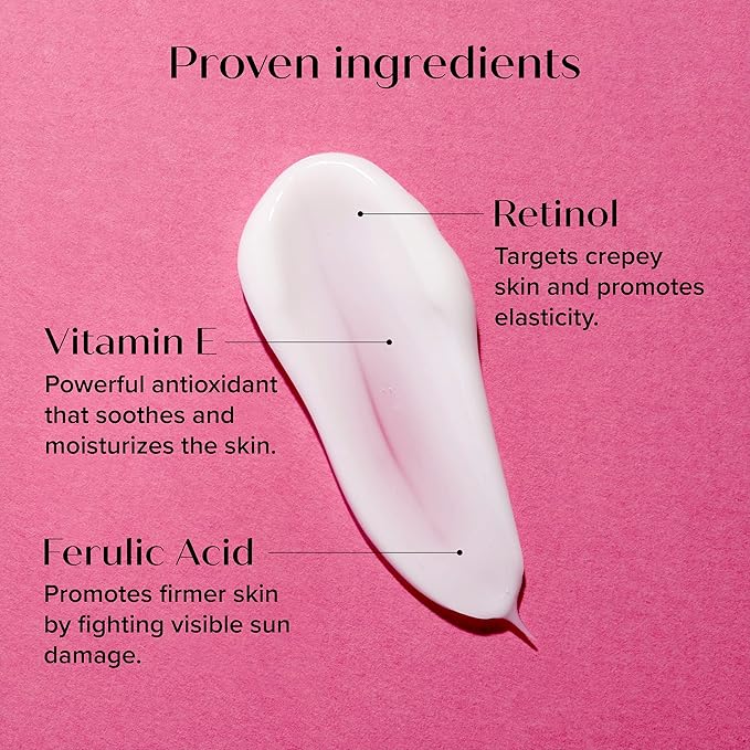 Medix 5.5 Retinol Cream + Collagen Cream Skincare Set Moisturizer Body & Face Lotion | Firming Body Lotion Set Reduces Look Of Sagging Skin, Cellulite, Sun Damage & Crepey Skin For Women, 2PC Bundle