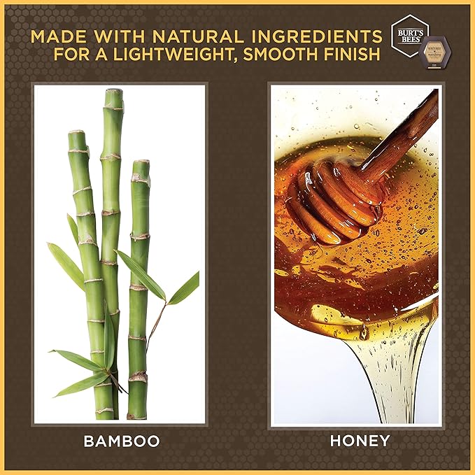 Burts Bees 100% Natural Mattifying Powder Foundation, Nutmeg - 0.3 Ounce (Pack of 2)