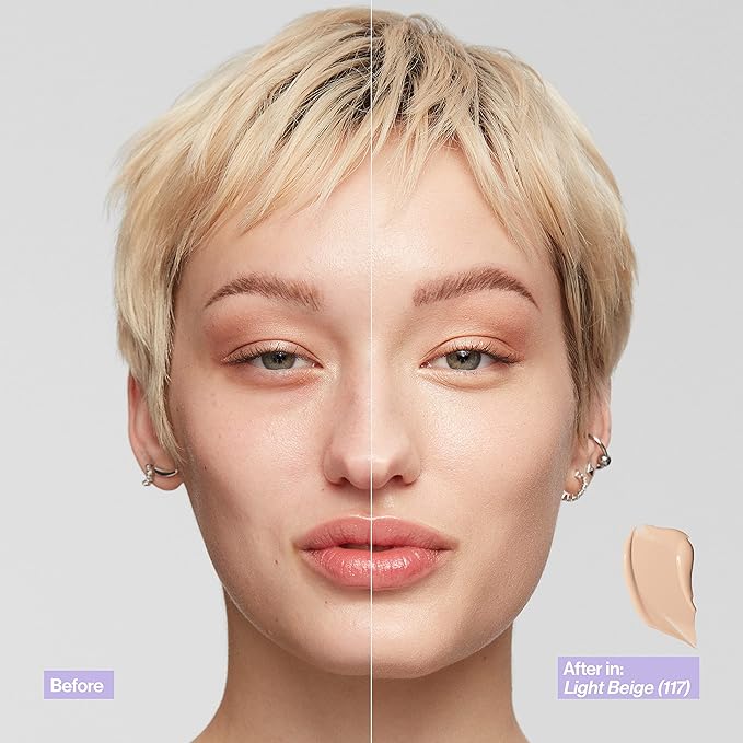 Revlon Illuminance Skin-Caring Liquid Foundation, Hyaluronic Acid, Hydrating and Nourishing Formula with Medium Coverage, 213 Light Natural (Pack of 1)