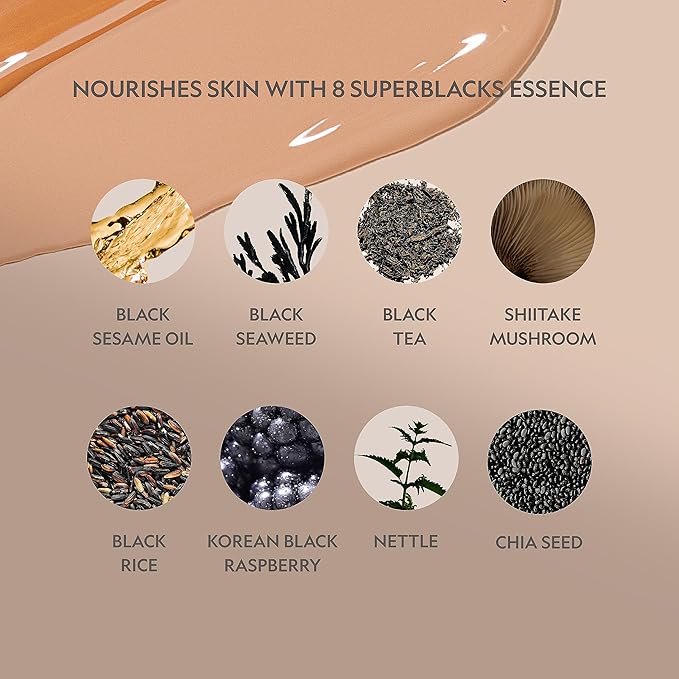 YENSA Super Silk Foundation - Full Coverage, Age-defying complex of Vitamin C, E, Ferulic, and Bakuchiol Oil (Medium 3) 1.0 fl oz