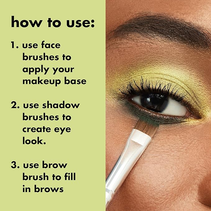 e.l.f. Professional Set of 12 Makeup Brushes, Pro-Worthy Makeup Brushes For A Flawless Full-Face Application, Vegan & Cruelty-Free