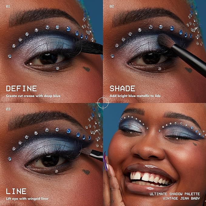 NYX PROFESSIONAL MAKEUP, Ultimate Shadow Palette, Eyeshadow Palette - Vintage Jean Baby