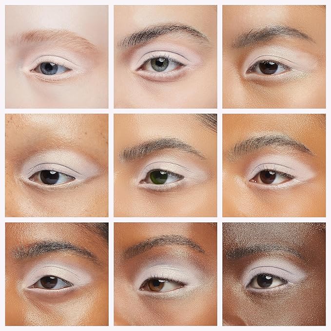 FOCALLURE Shimmer and Matte Cream Eyeshadow Stick,Smooth Brilliant Eye Brightener Pencil for Women,Long Lasting Waterproof Eye Shadow and Liners Makeup,FROST